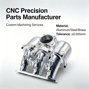 5-Axis CNC Machined Custom Racing 4-Cylinder Billet Performance Intake Manifold 6016-T6 Aluminum <b>Wire</b> EDM Drilling 800 HP - Product Image 2