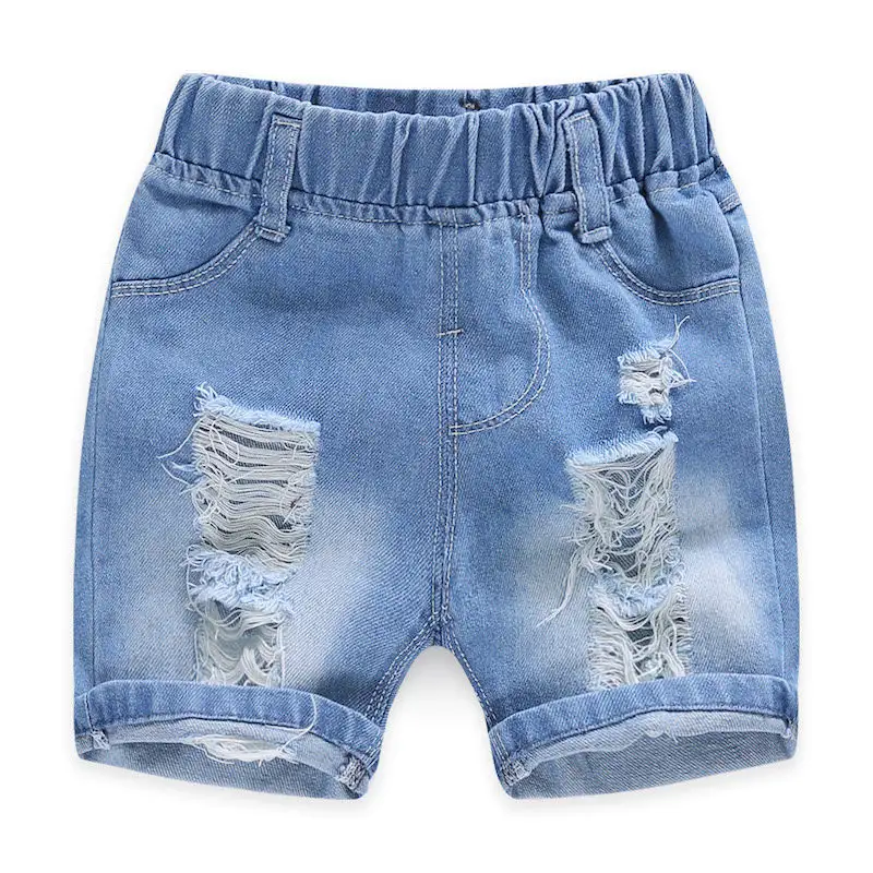 Jongens Ripped Jeans Shorts Nieuwe Zomer Baby Strand Broek Nieuwe Zomer Kinderen Shorts