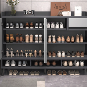 Zapatero Moderno y Sencillo de Gran Capacidad, Mueble para el Hogar, Solución de Almacenamiento Económica para Sala de Estar, Tamaño Pequeño - Product Image 6