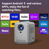Projecteur intelligent Android WIFI mini projecteurs Full Hd portables 4K Home cinéma jeu vidéo extérieur LED projecteur de téléphone portable