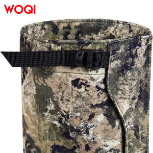 Protège-jambes WOQI pour la randonnée et l'alpinisme, imperméables, doublés en polaire, protection des mollets, pour adultes, sports de plein air - Product Image 4
