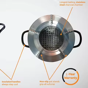 NB FAVOUR Edelstahl Haushalt Brennholz ofen Tragbarer afrikanischer Camping grill Outdoor BBQ Faltbare Eisen kohle - Product Image 4