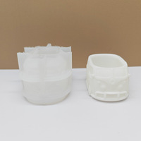 DM1351 Moule en silicone pour pot de fleurs en béton, pot à succulentes, vase à cactus, boîte de rangement, en forme de bus rétro, pour plâtre, ciment et gypse