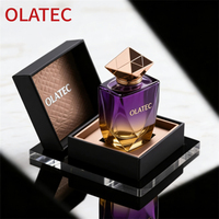 Botella de Perfume Premium Personalizada con Tapa a Juego para una Exhibición Elegante de Fragancias para el Hogar en una Caja de Regalo con Textura de Lujo