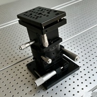 LDTSZ-06-01 Plateforme de précision manuelle 6 DOF à charge lourde, 6 axes, pour alignement optique avec déplacement d'inclinaison et de pente