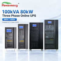 Sistema de Respaldo de Carga Crítica con UPS en Línea Basado en Transformador Trifásico de 100kVA 80kW 380V 400V para Uso en Hospitales, CCTV y Centros de Datos
