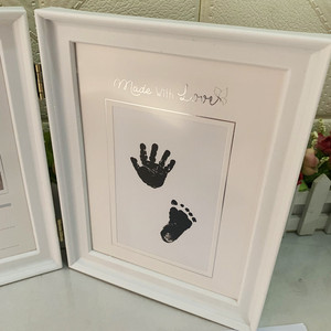 Bebé Handprint y Footprint <span class=keywords><strong>libro</strong></span> <span class=keywords><strong>marco</strong></span> de fotos B-ultrasonido foto multifuncional Mesa creativa <span class=keywords><strong>marco</strong></span> de fotos - Product Image 3