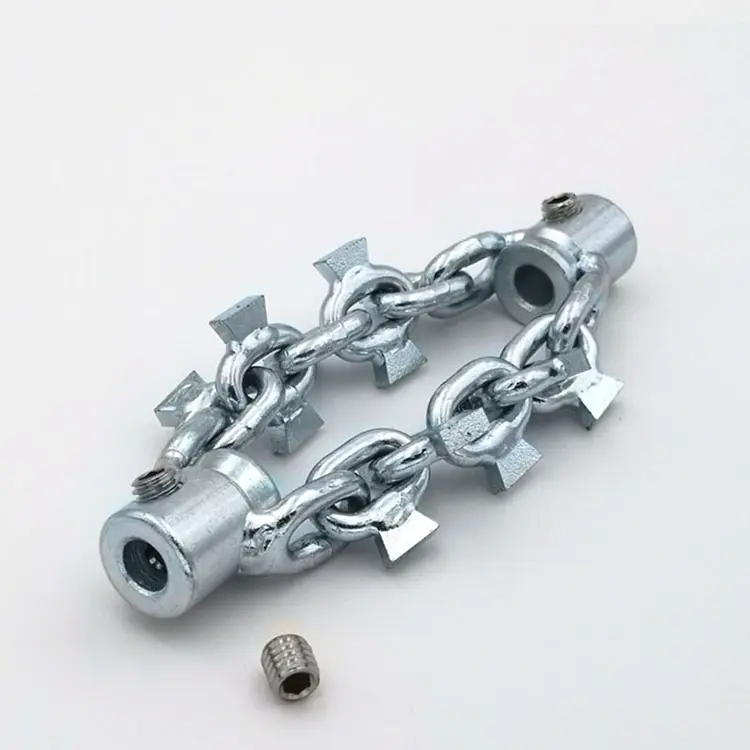 LEADFEN с твердосплавным наконечником, резак для очистки дренажа dn50 мм, насадка для очистки труб, 6 мм, нажимной поворотный кабель, канализационный заглушка, уловитель