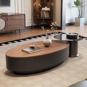 โต๊ะกาแฟทร<span class=keywords><strong>ง</strong></span>รี<span class=keywords><strong>ส</strong></span>ีครีมทัน<span class=keywords><strong>ส</strong></span>มัย ให้ความรู้<span class=keywords><strong>ส</strong></span>ึกหรูหรา ระดับไฮเอนด์ เหมาะสำหรับห้อ<span class=keywords><strong>ง</strong></span>นั่งเล่นขนาดเล็ก เป็นมิตรกับสิ่<span class=keywords><strong>ง</strong></span>แวดล้อม - Product Image 4