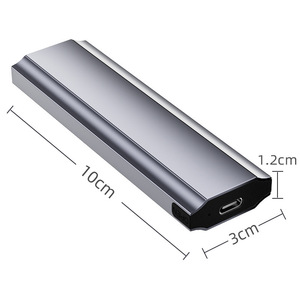 M.2 External <b>Hard</b> <b>Drive</b> Enclosure USB 3.1 Type C Metal Case For Laptop Phone Storage Expansion - Product Image 1