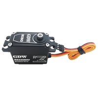 Moteur servo numérique à couple élevé GDW RS2208 25KG avec engrenage métallique pour bras robotique, voiture RC et drone pour pièces d'avion RC