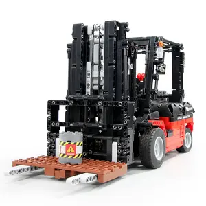 Molde king 13106 veículos de engenharia técnica rc foriluminação mk ii caminhão, modelo, tijolos, conjunto de brinquedos para crianças, blocos de construção