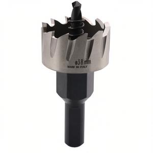 Scie cloche HSS Ttake 38 mm fabriquée en Italie pour le perçage du bois et du métal - Product Image 2