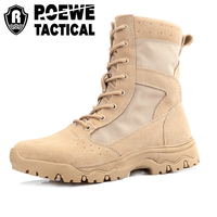 Bottes Tactiques Homme Légères Respirantes d'Extérieur en Cuir Suède Imperméables, Personnalisables OEM ODM