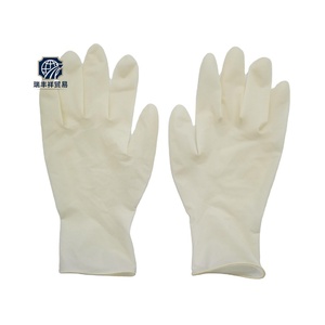 Горячая распродажа: 100 шт./упак. латексных одноразовых перчаток без пудры и силикона, толщина 3,5-5 мил, для медицинских осмотров - Product Image 3