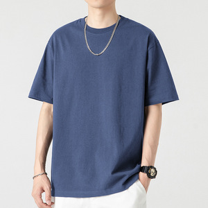 HEALY T-shirt da uomo a maniche corte, pesante 200g, semplice e versatile, vestibilità ampia, nuovo stile a mezza manica - Product Image 5