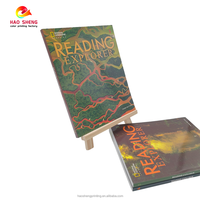 Libro de texto educativo de alta calidad con encuadernación perfecta, impresión offset, cubierta de cartón y papel offset
