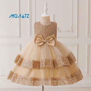 Vestido Formal Rosa de Verano Meiqiai ODM <span class=keywords><strong>para</strong></span> <span class=keywords><strong>Niñas</strong></span> de 1 a 3 Años, Vestido de Fiesta <span class=keywords><strong>para</strong></span> <span class=keywords><strong>Niñas</strong></span> de 4 a 8 Años, Bordado con Lazos, Tela de Lana L2220 - Product Image 4