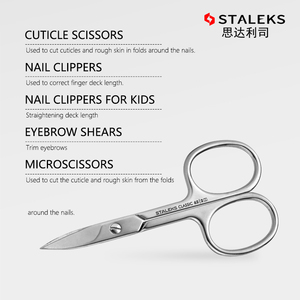 <span class=keywords><strong>STALEKS</strong></span> CLASSIC 62/2 Ciseaux de sécurité pour enfants pour ongles et sourcils - Product Image 6