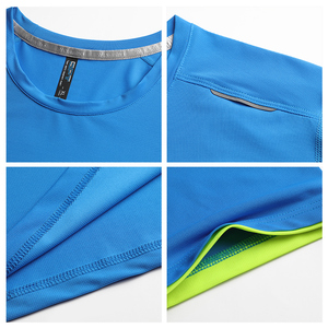 R249 2024 Spandex Polyester Thể Thao Thanh Niên Mỏng Phòng Tập Thể Dục Microfibre T Áo Sơ Mi Thương Hiệu Drifit Áo Thun Tùy Chỉnh Cho Nam Giới - Product Image 3