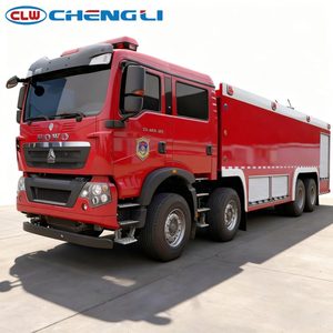 Large-Capacity Heavy-Duty 25T 8X4 HOWO Fire Suppression Truck with Big Water Tank & Fire Cannon - Product Image 5