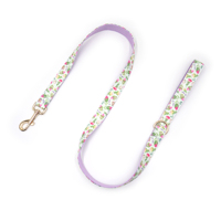 Kalung Anjing Model Baru 2027 Terlaris dengan Motif Buah dan Bunga, Dilengkapi Tali Anjing dan Set Dasi Kupu-kupu Keren untuk Hewan Peliharaan, Berbahan Logam Zinc Alloy