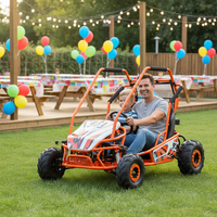 Nouveautés : Buggy tout-terrain familial 120cc à essence pour enfants, kart 4 temps refroidi par air-huile, charge maximale 190kg, frein à disque hydraulique, pour l'extérieur