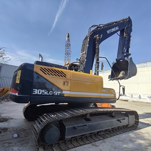 Excavatrices Hyundai 305LC-9T d'occasion de qualité supérieure Matériel de construction coréen d'origine avec noyau de moteur en stock à vendre - Product Image 4