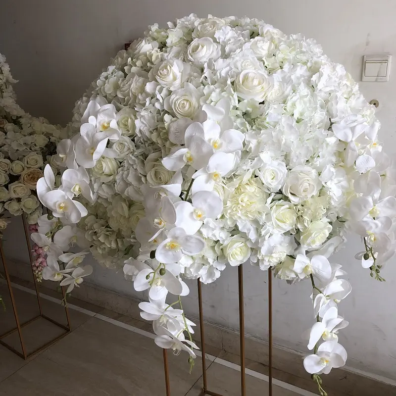 Yıl 2501 masa çiçek Centerpiece Wisteria orkide asılı çiçek topu özelleştirilmiş düğün dekorasyon ve olaylar dekor