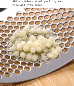 Presse-ail multifonction en acier inoxydable, presse-fruits et légumes en PP, léger (80g), pour la cuisine domestique - Product Image 4