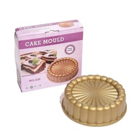 Ustensiles de cuisson en gros moule à gâteau en aluminium antiadhésif avec fleurs mini poêle