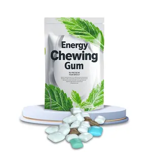 Wholesale Supplier of Sugar Free Caffeine Chewing Gum Awaken Fresh Mint Flavor Xylitol Energy Gum