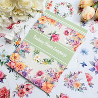 Livre d'autocollants personnalisés de haute qualité A4 A5, impression couleur complète, scrapbooking pour adultes, livre d'autocollants décoratifs DIY pour journalisation
