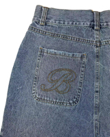 Shorts Cargo Homme Streetwear Hip Hop en Jean Délavé avec Ourlet Effiloché et Patchs Brodés Personnalisés de Haute Qualité – Fabricant de Logos