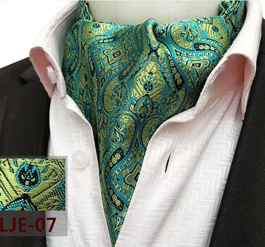 Robe vintage à motif Floral en Jacquard pour hommes, nouvelle mode, cravate de luxe pour fête de mariage