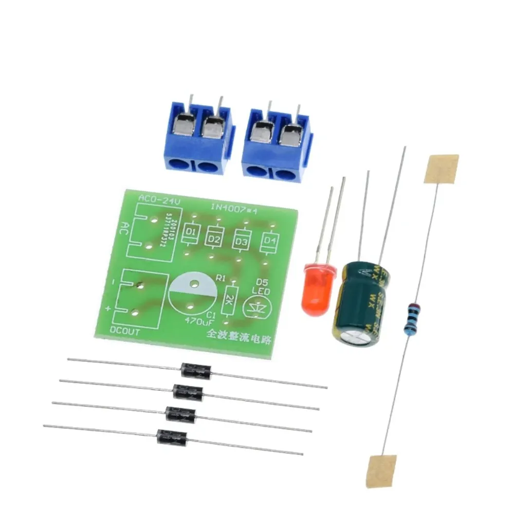 1N4007 мостовой выпрямитель переменного тока в DC преобразователь полноволновой выпрямитель плата модуль DIY KIT