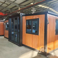 Bureau pliable portable cabine d'hébergement en conteneur préfabriqué emballage 20 pieds maison en conteneur