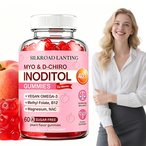 Gommose Vegane OEM Myo-Inositolo e D-Chiro Inositolo con Omega-3 + D3, Glicinato di Magnesio, Metil Folato + B12 per la Salute Femminile Adulta - Product Image 1