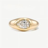 Bague de mariage en argent sterling 925 avec moissanite certifiée GRA, sertie clos, D VVS, formes multiples