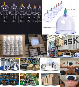Ventouses de massage incurvées de 4,4 cm en PS, résistantes à la corrosion, à <span class=keywords><strong>prix</strong></span> d'usine, pour thérapie par ventouses chinoises à aspiration sous vide - Product Image 3