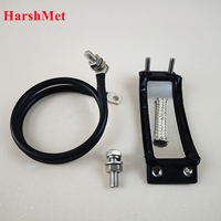 Kit de mise à la terre pour câble coaxial haute vitesse avec fil de mise à la terre de 1,5 m, protection contre les surtensions pour les systèmes d'antennes de télécommunications