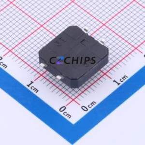 TS-1094S-A6B3-D2 Tactile Switch SMD-4P,12x12mm Switch Single Pole Single Throw Round Button 2.5N Vertical Mount - Product Image 2