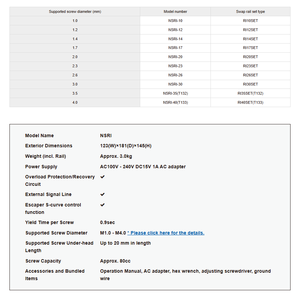 Máquinas de Alimentación por Tornillo OHTAKE Japonesas Importadas NSRI-14, NSRI-17, NSRI-20, NSRI-23, NSRI-26, NSRI-30 - Product Image 6