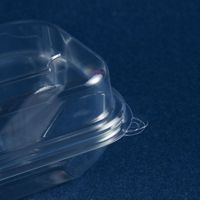 X102 Zhejiang Boîte d'emballage transparente anti-buée personnalisable pour rouleaux de gâteau, trapézoïdale, pour rouleaux de serviettes, boîte intégrée