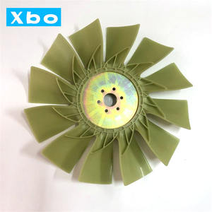 Fabrieksdirect levering 6D102 dieselmotor ventilatorblad voor rupskraan, zilverkleurig, 100% nieuw - Product Image 3