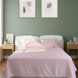 Juego de funda nórdica de 3 piezas de tamaño Queen, edredón con sensación de mano suave, ropa de cama de estilo liso y sólido para uso doméstico en Hotel - Product Image 2