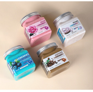 Strawberry Shea Butter Body Natural Organic Whitening Exfoliating Sugar Scrub For Hands Feet Full Body - Product Image 2