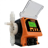 Pompe doseuse numérique à moteur pas à pas 15L/H 6 bars PVDF 4-20mA RS485 Précision IP65 pour dosage de produits chimiques RO et piscine OEM
