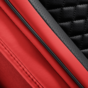 Housses de siège universelles en <span class=keywords><strong>cuir</strong></span> PU FXAP pour <span class=keywords><strong>Jeep</strong></span> <span class=keywords><strong>Renegade</strong></span> Fiat 500X, résistantes à l'usure, motif diamant, ensemble complet - Product Image 2