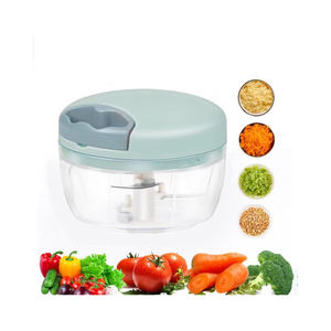 Happy <b>Chopper</b> Mini Meat Mixer Colorful Plastic Manual Kitchen Tool <b>for</b> Fruit & <b>Vegetable</b> Garlic Masher - Product Image 1